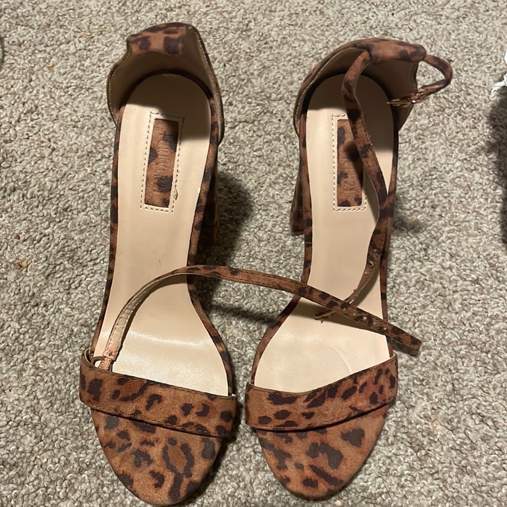 Cheetah print heels